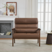 Picture of Bramble Fireside Loveseat - Chestnut