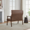 Picture of Bramble Fireside Loveseat - Chestnut